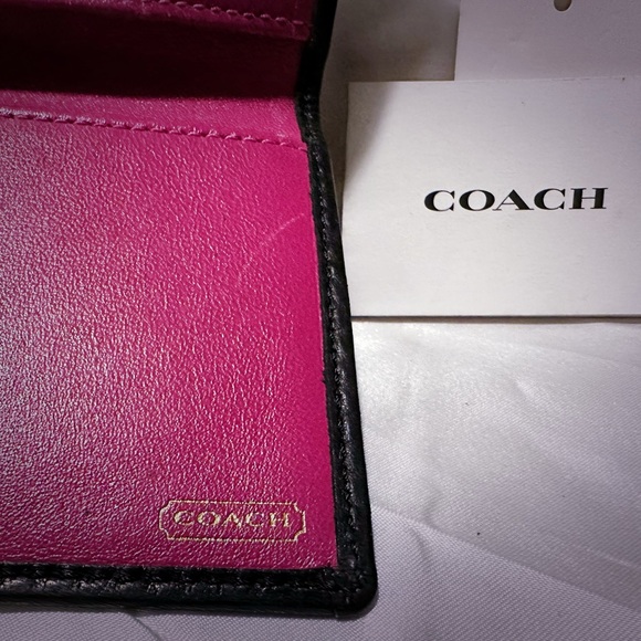 Coach Pink and Black Wallet - Picture 2 of 13